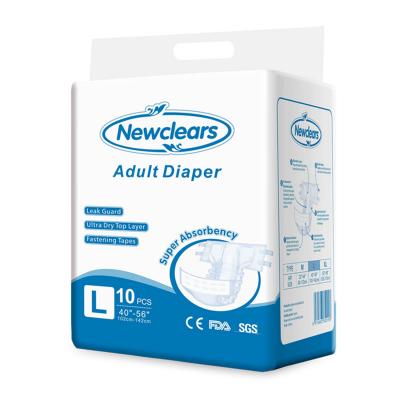 حفاضات PPbabyClear NCAD-01 للاستخدام مرة واحدة للبالغين من مادة البولي إيثيلين